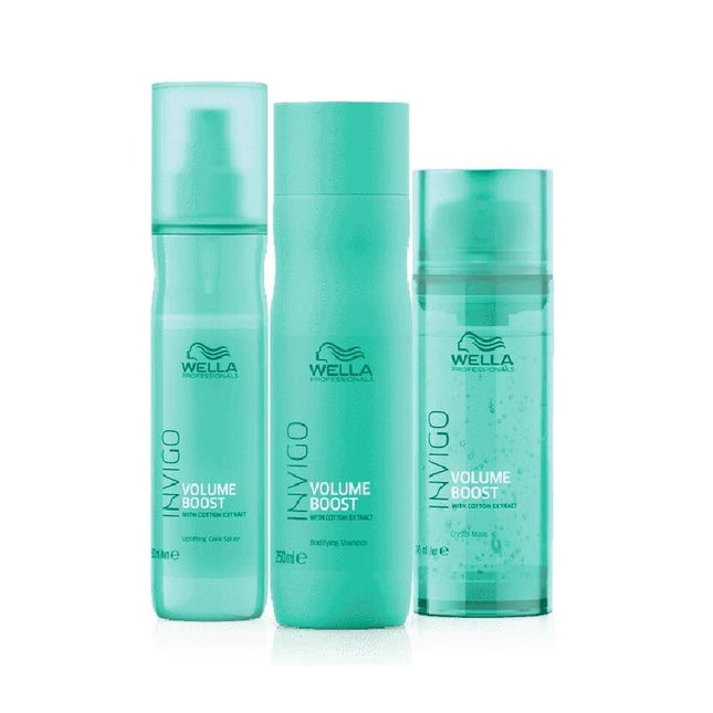 Wella Professionals Invigo Volume Boost Trio Pack - shop.rawhair