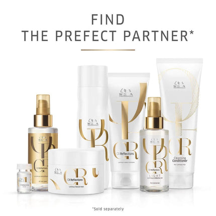 Wella Professionals Oil Reflections Trio Pack (Shampoo, Conditioner & Light Luminous Reflective Oil 100mL) - shop.rawhair