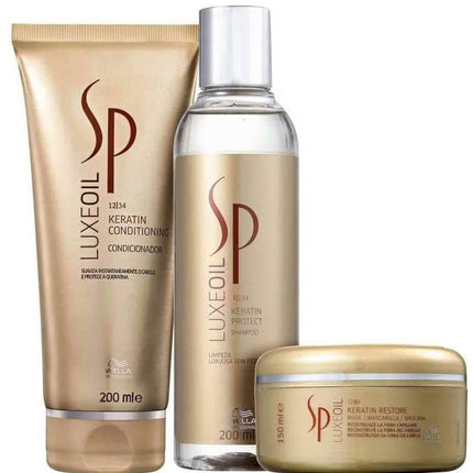 Wella Professionals SP Luxeoil Trio Pack ( Shampoo, Conditioner, Mask) - shop.rawhair