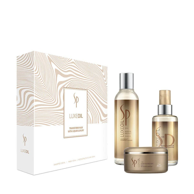 Wella Professionals SP Luxeoil Trio - Shampoo, Mask & Elixir - shop.rawhair