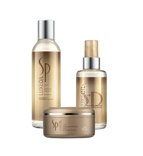 Wella Professionals SP Luxeoil Trio - Shampoo, Mask & Elixir