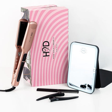 Wide H2D Linear II Limited Edition Rose Gold Hair Styler *NEW EDITION* - shop.rawhair