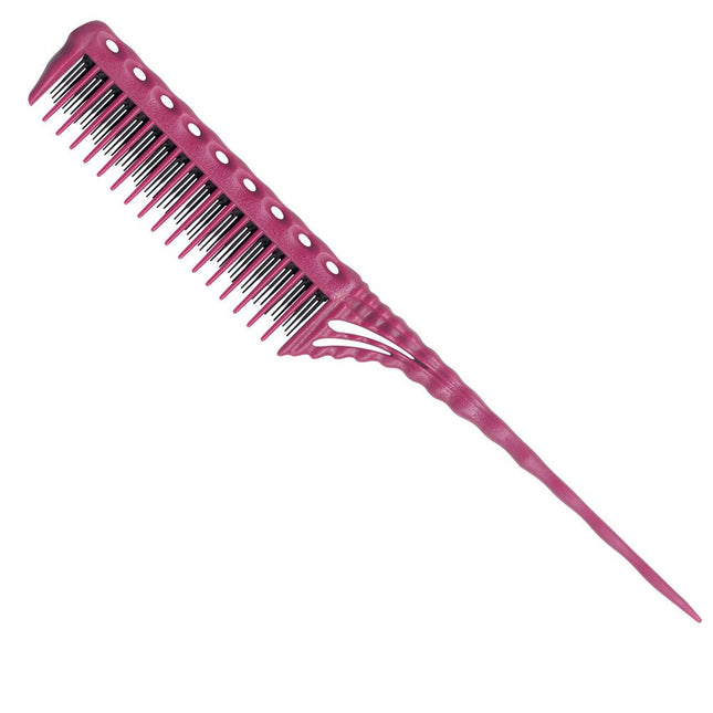 Y.S.Park 150 Volumising Teasing Comb - Pink - shop.rawhair