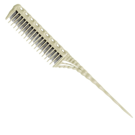 Y.S.Park 150 Volumising Teasing Comb - White - shop.rawhair