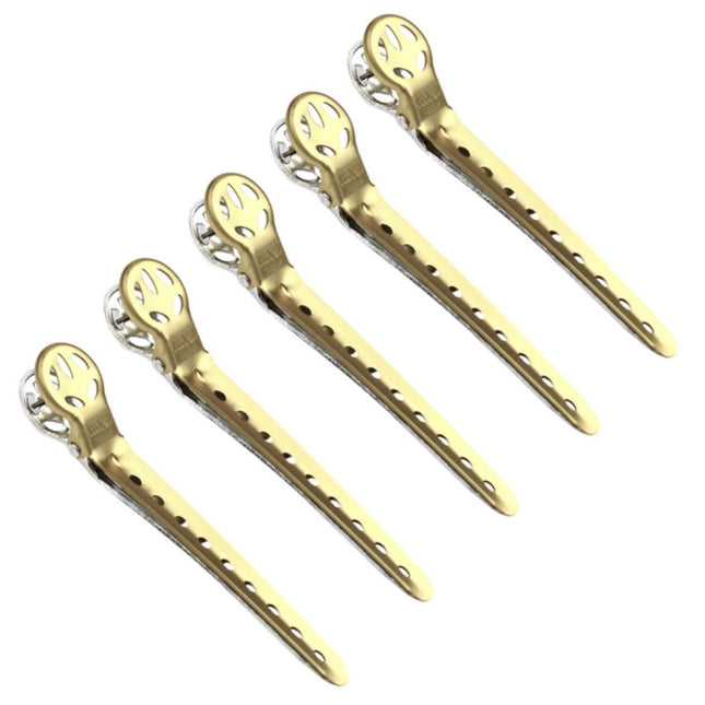 Y.S.Park Pro L Clip 5 Pack - Gold - shop.rawhair